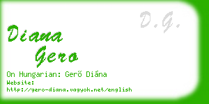 diana gero business card